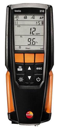 ANALYSEUR DE COMBUSTION - 2 CELLULES (O2, CO) - TIRAGE, RENDEMENT... - IMPRIMANTE - TES310