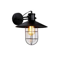 Applique Métallique Vintage E27 60W Couleur Noire Ø32X37X27,5Cm Edm - 8425998321036_0