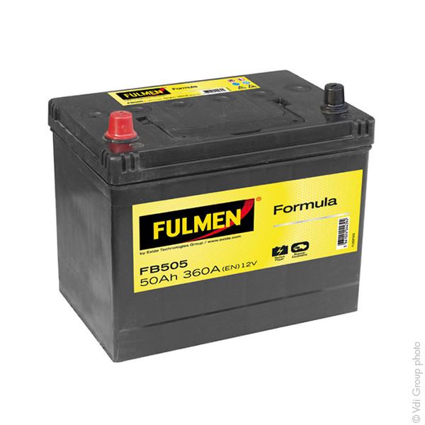 BATTERIE VOITURE FULMEN FORMULA FB505 12V 50AH 360A_0