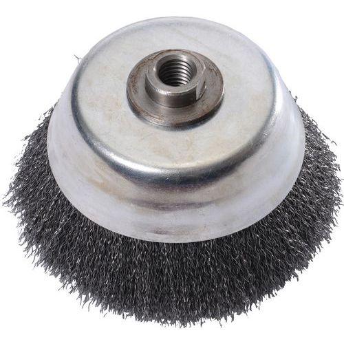 BROSSE COUPE 150 MM FIL ACIER 030 FILETAGE F. 5/8