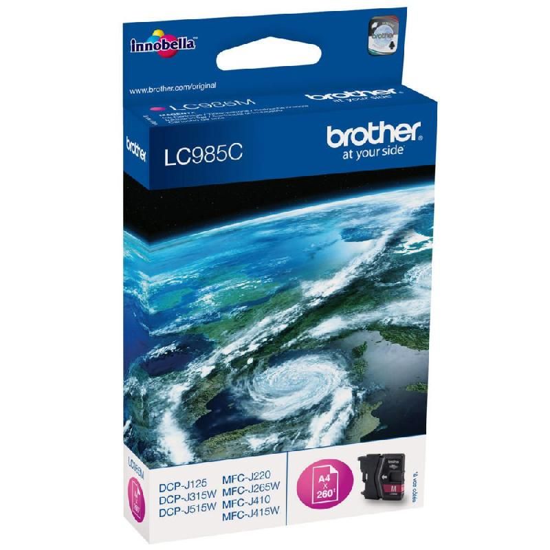 BROTHER CARTOUCHE D'ENCRE LC985 M (LC-985M) - INNOBELLA™ - COULEUR: MAGENTA