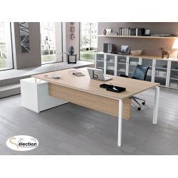 Bureau de direction sur crédence Anyware - Martex - haut de gamme avec nombreuses dimensions et finitions disponibles_0