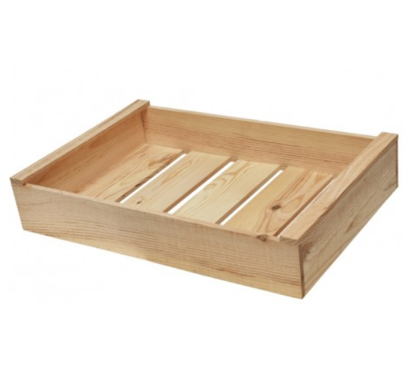Caisse pour Présentoir Fruits et Légumes - 1 ou 2 niveaux - Pin massif - Fabrication Française - Norme PEFC_0