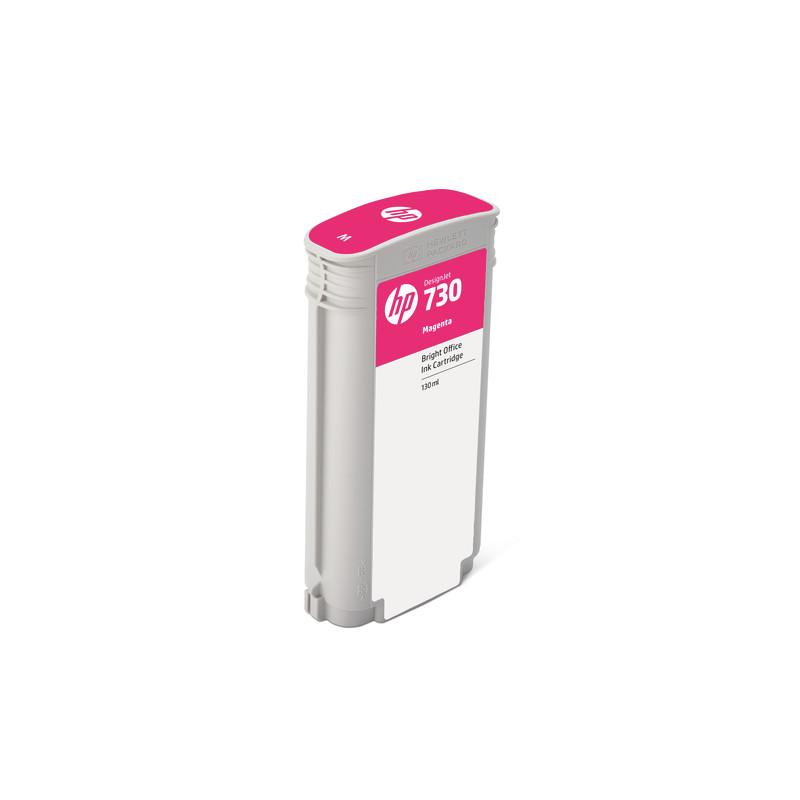 Cartouche d'encre HP 730 Magenta 130ml - Compatible avec traceurs HP DesignJet T1700_0