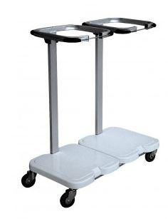 Chariot porte-sacs nu 2 sacs en ligne CHASA 35 - dim. 785 x 410 x H880 mm - 57201CHASA35_0