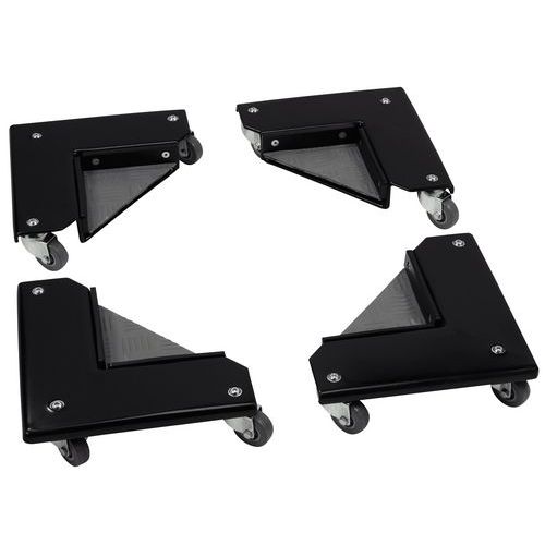 COINS ROULANTS ERGONOMIQUE ACIER SUR RESSORTS 400KG - FIMM