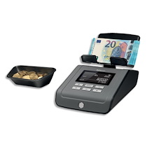 COMPTEUSE BALANCE DE PIÈCES ET DE BILLETS 6165 NOIRE POUR TOUTES LES DEVISES 131-0573