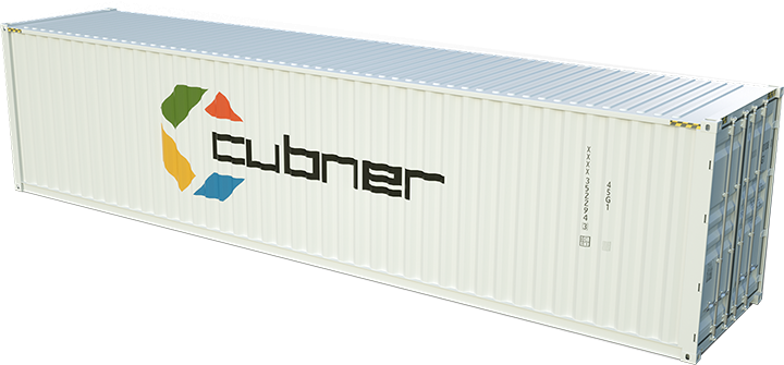 Conteneur maritime 40 pieds High Cube - Acier Corten, 28 m², 77 m³, norme CSC_0