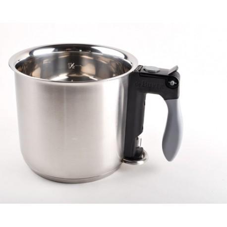 Cuiseur bain-marie induction De Buyer - Acier inoxydable, 1,5L, tous feux dont induction_0