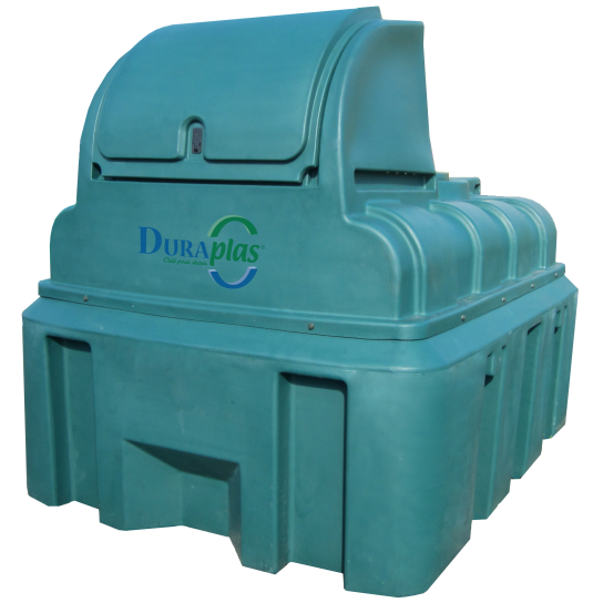 Cuve à fioul double paroi 3000L avec pompe 56L/min et jauge ultrasonique - DISTRIFIOUL 3000PP_0