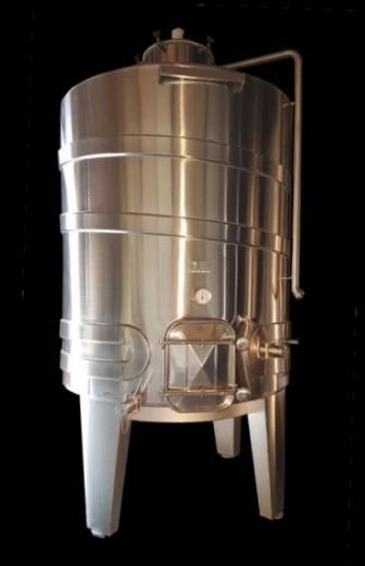 Cuve cylindrique en inox sur mesure - Vinification ou stockage - 2 à 1000 hl_0
