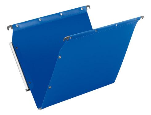 LOT DE 10 - DOSSIER SUSPENDU POUR ARMOIRES POLYPROPYLÈNE OPAQUE ULTIMATE ELBA FOND 15 MM BLEU