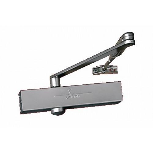 FERME-PORTE À BRAS COMPAS - COMPACT - FORCE 2 À 4 - NOIR - GR 150 GROOM