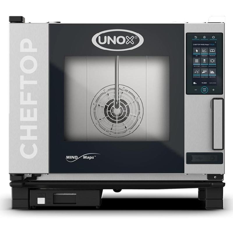 Four mixte cheftop plus countertop - 5x gn 1/1 - aisi 316 | UNOX - xevc-0511-ms -_0