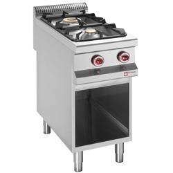 Fourneau 2 feux gaz - armoire ouverte - modèle G99/2BA1-N - Master 900_0