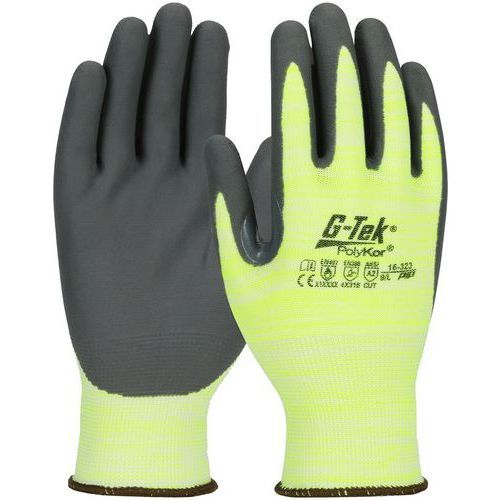 GANTS ANTICOUPURE ANTI-COUPURE CLASSE B ENDUCTION MOUSSE NITRILE - 8