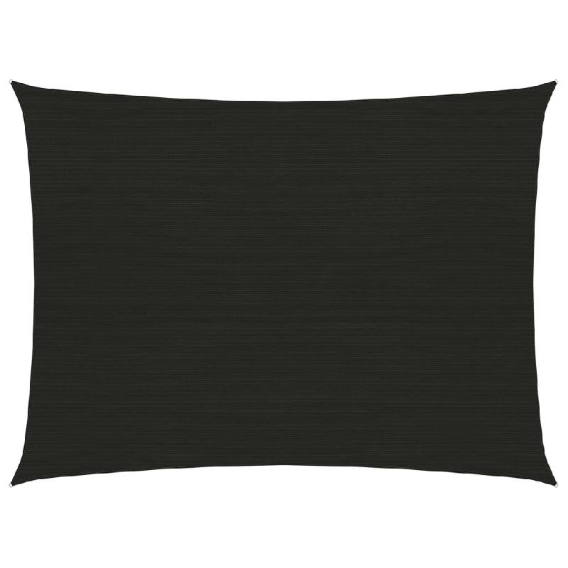 Helloshop26 - Voile d'ombrage 160 g/m² noir 6 x 7 m PEHD 02_0009226 - noir 3000498547763_0