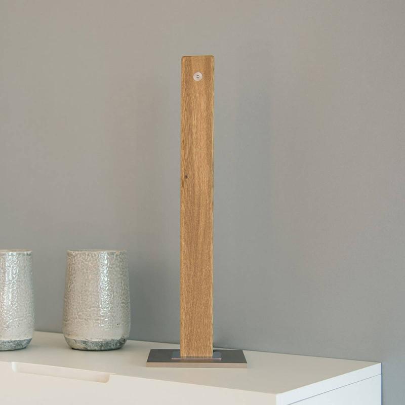 HERZBLUT LEONORA LAMPE À POSER LED CHÊNE HUILÉ