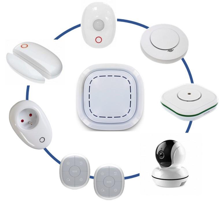 Kit alarme Maison sans fil connecté 3 en 1 -  Alarme, Sécurité Vidéo et domestique LIFEBOX SMART_0