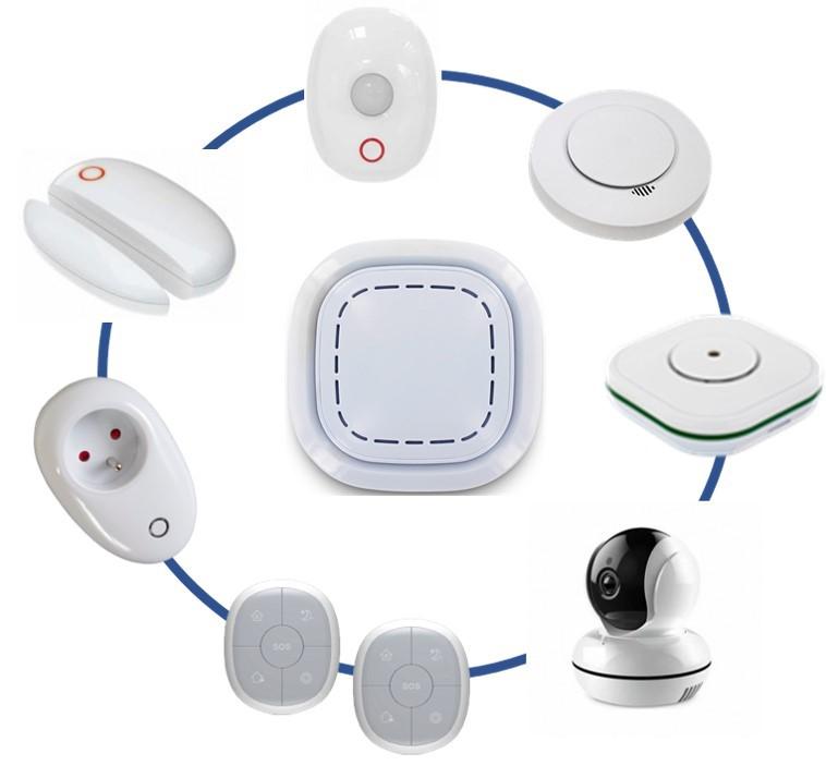Kit alarme maison sans fil connecté 3 en 1 - Alarme, sécurité vidéo et domestique LIFEBOX SMART avec application mobile_0