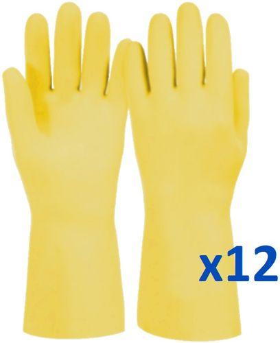 Lot de 12 paires de gants en latex naturel, taille 9 ou 10 - DIVGANTSLATEX-x12_0