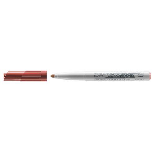 MARQUEUR EFFAÇABLE BIC VELLEDA 1741 POINTE OGIVE 2 MM ROUGE