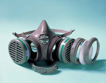 Masque à gaz série 8000 - Demi-masque anti-gaz réutilisable avec filtres P1, P2, P3_0
