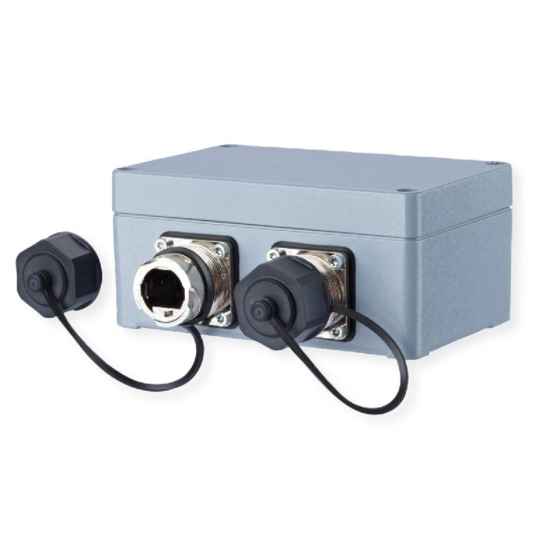 METZ CONNECT E-DAT Industry IP67 V1 2 ports boîtier métallique en saillie_0