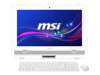 MSI AE222 065EU - TOUT EN UN - 1 X PENTIUM G3220 / 3 GHZ - RAM 4 GO - HDD 1 TO - DVD SUPERMULTI - HD GRAPHICS - GIGE - LAN SANS FIL : 802.11B/G/N - WINDOWS 7 ÉDITION FAMILIALE PREMIUM - MONITEUR : LED 21.5