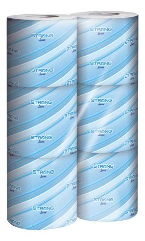 PAPIER TOILETTE DOUBLE ÉPAISSEUR LUCART STRONG1 EXTRA SOFT - 72 ROULEAUX DE 195 FEUILLES