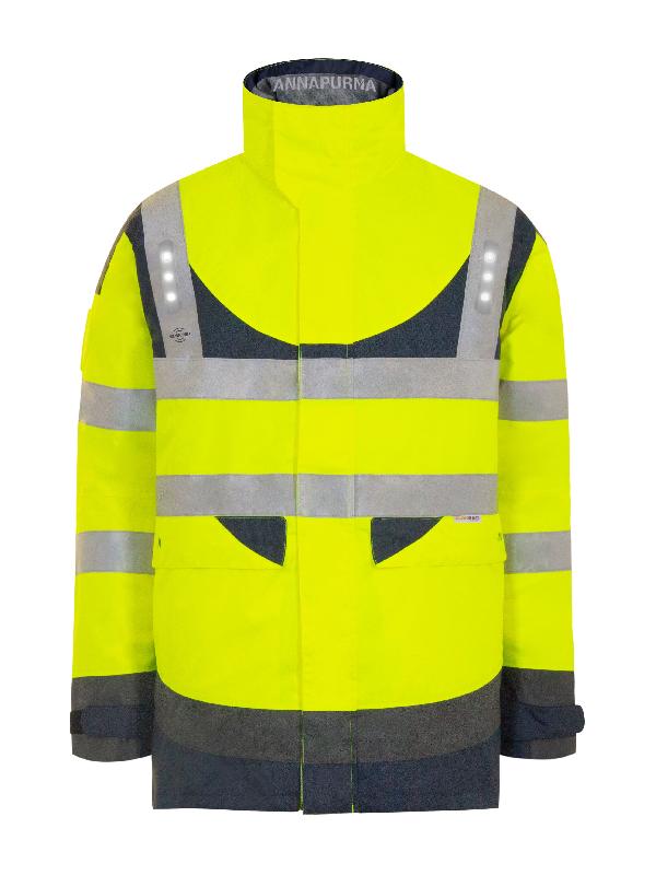 Parka Annapurna LED de signalisation - haute visibilité, imperméable, 3 modes d'éclairage - T2S_0