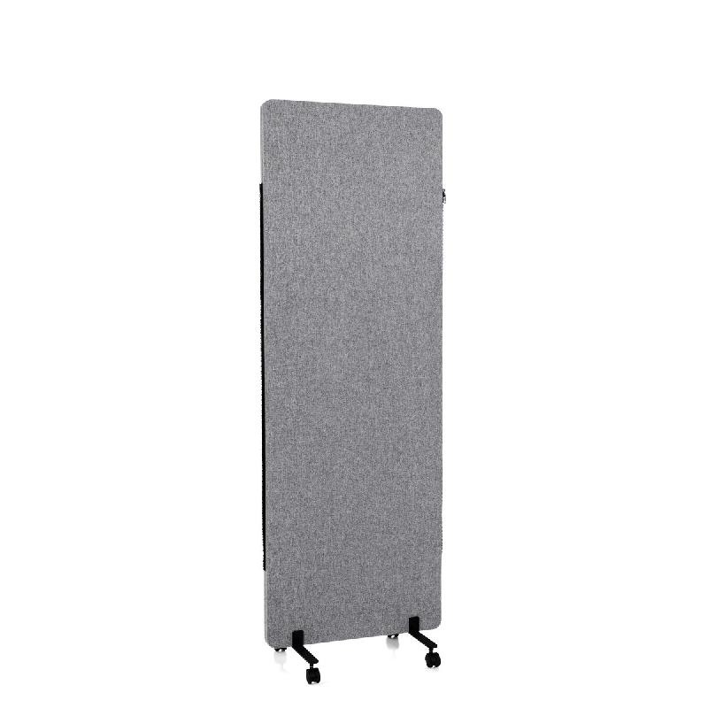 Pièce centrale pour cloison Système FLEXMIUT gris foncé hjh OFFICE - gris polyester 891007_0