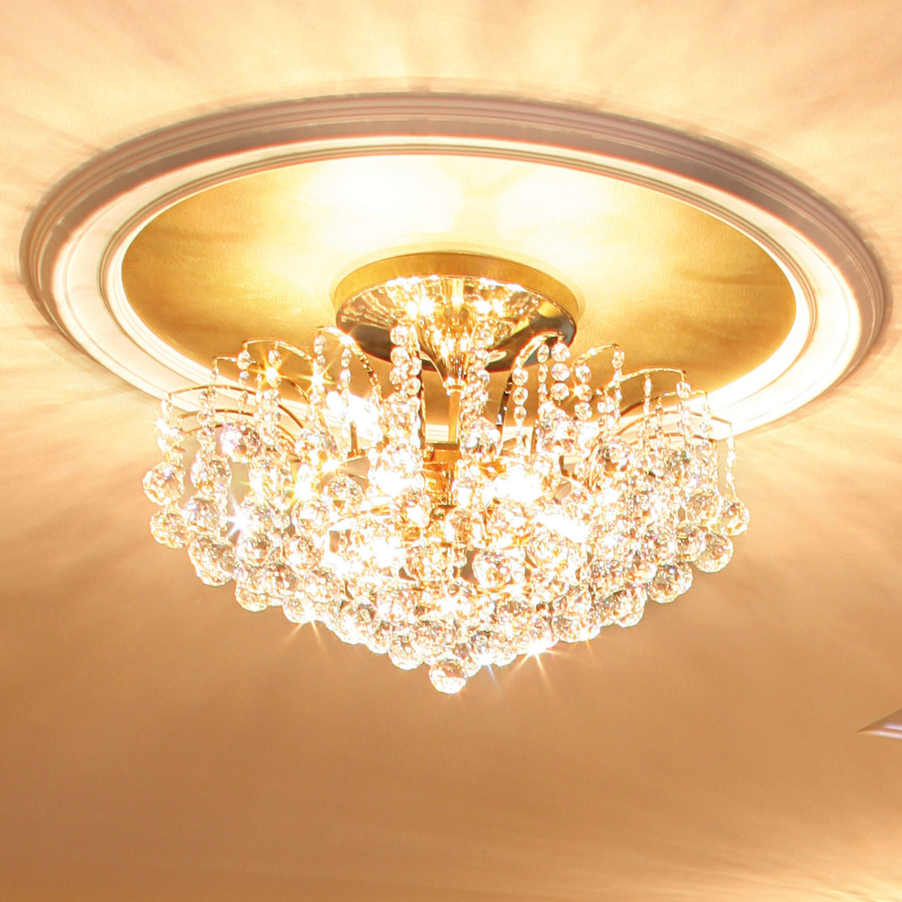 ORION PLAFONNIER DORÉ DE 24 CARATS LENNARDA