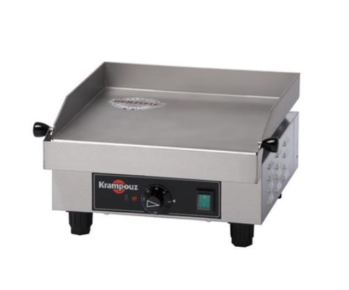Plaque à snacker électrique professionnelle Krampouz - petit modèle - 1600 W - plaque inox 340x340 mm_0