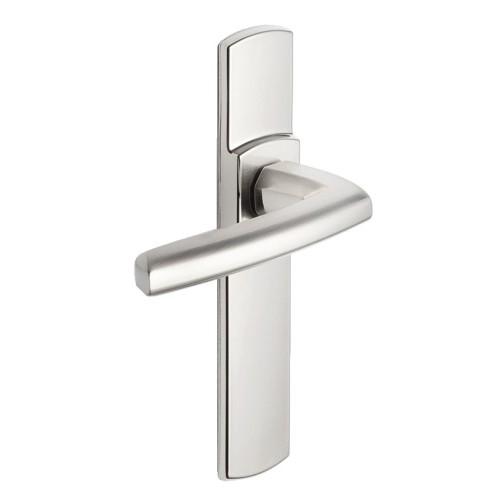 POIGNÉES SUR PLAQUES CONDAMNATION - EA 165 - CHROME VELOURS - SCULT VACHETTE