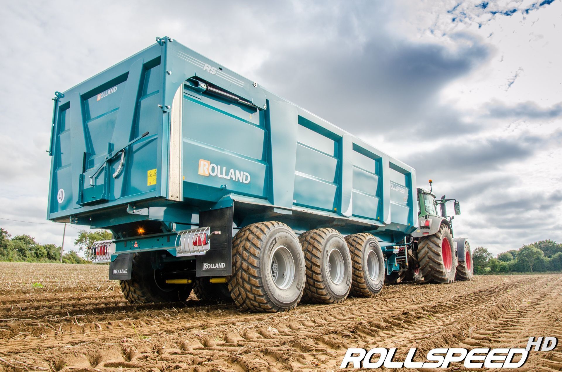 Rollspeed 8851 - Benne agricole monocoque Rolland - Volume maximal 51 m³, hauteur de caisse 1m80, acier HLE_0