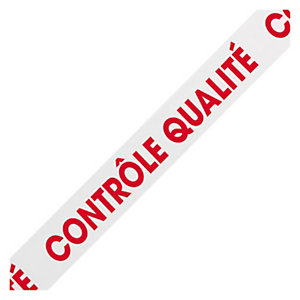 RUBAN ADHÉSIF CONTROLE QUALITE POUR CONTRÔLE QUALITÉ RAJA 50 MM X 100 M