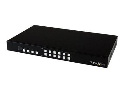 STARTECH.COM MATRICE HDMI 4X4 AVEC PICTURE-AND-PICTURE MULTIVIEWER - SWITCH ET RÉPARTITEUR HDMI POUR MUR D'ÉCRANS