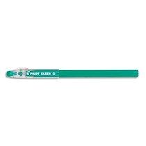 STYLO BILLE EFFAÇABLE KLEER 0,7 MM, ENCRE VERTE - LOT DE 11