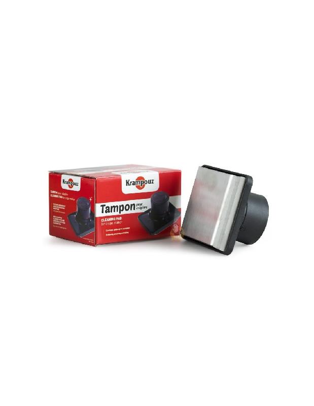 Tampon de culottage, graissage et essuyage KRAMPOUZ pour crêpière - ATE1 - Fabriqué en France_0