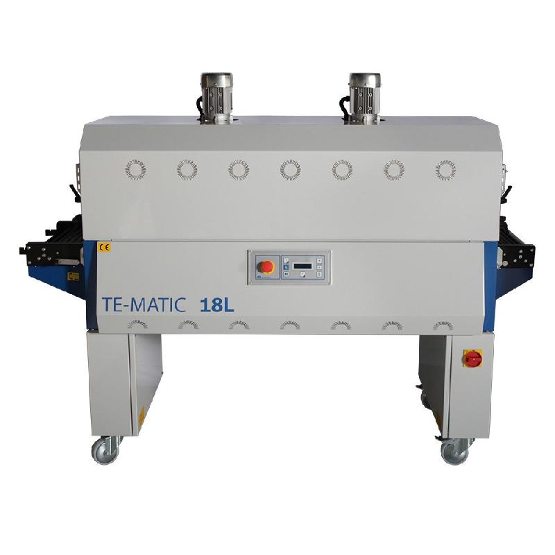 TM 18L - Tunnel de rétraction TE-MATIC - Modèle sur pieds/double cloche - Température et vitesse réglables_0