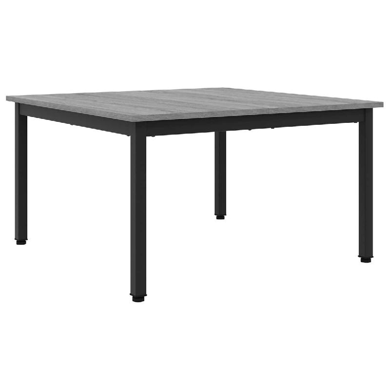 VidaXL Table basse Gris Sonoma 80 x 80 x 45 cm Bois d'ingénierie Modèle Zenith Classique - 892581_0