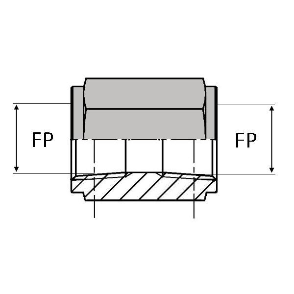 Adaptateur droit femelle x femelle NPT - NPT-UF0202 - UFNPT 1/8-1/8 - Ø 8.48mm_0