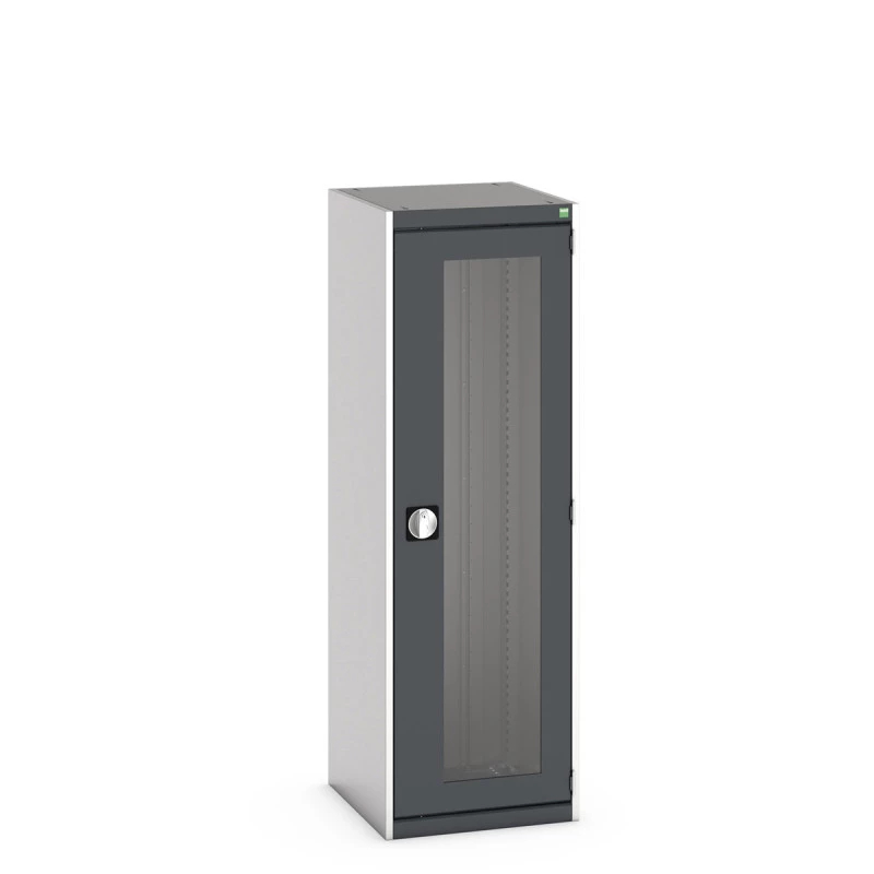 Armoire à portes transparentes CUBIO - Hauteur 1600 mm_0