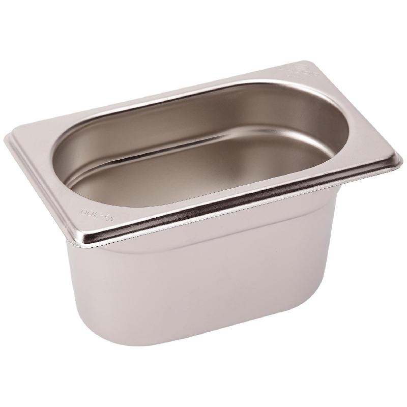 BAC GASTRONORME GN 1/9 EN INOX 18/10 17.6X 10.8X 6.5CM - LACOR - GASTRONORME