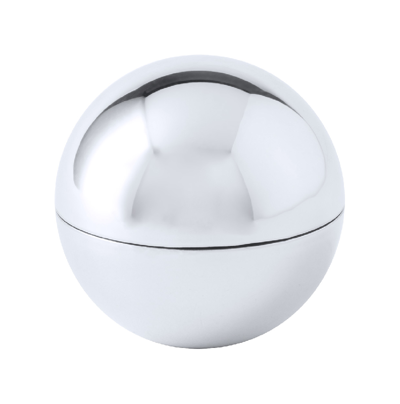 Baume à lèvres - étui rond métallique argenté - 24g_0