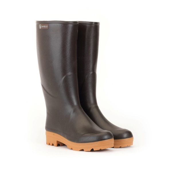 BOTTES DE TRAVAIL HOMME AIGLE CHAMBORD PRO 2 ISO BRUN - TAILLE 45