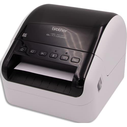 Brother imprimante d'étiquettes industrielle grande largeur QL-1110NWBc - rubans DK 12 à 103,6 mm - USB, Ethernet, Wifi, Bluetooth_0