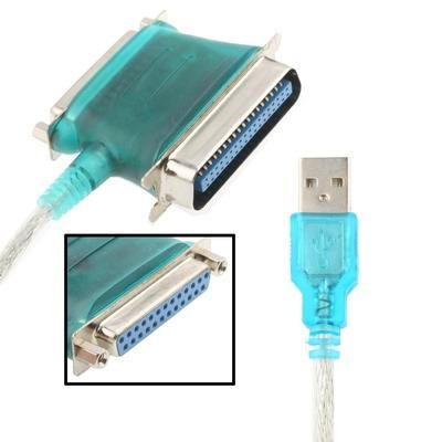 CÂBLE CONVERTISSEUR HAUTE QUALITÉ USB 2.0 VERS PORT PARRALLÈLES IMPRIMANTE 2 EN 1