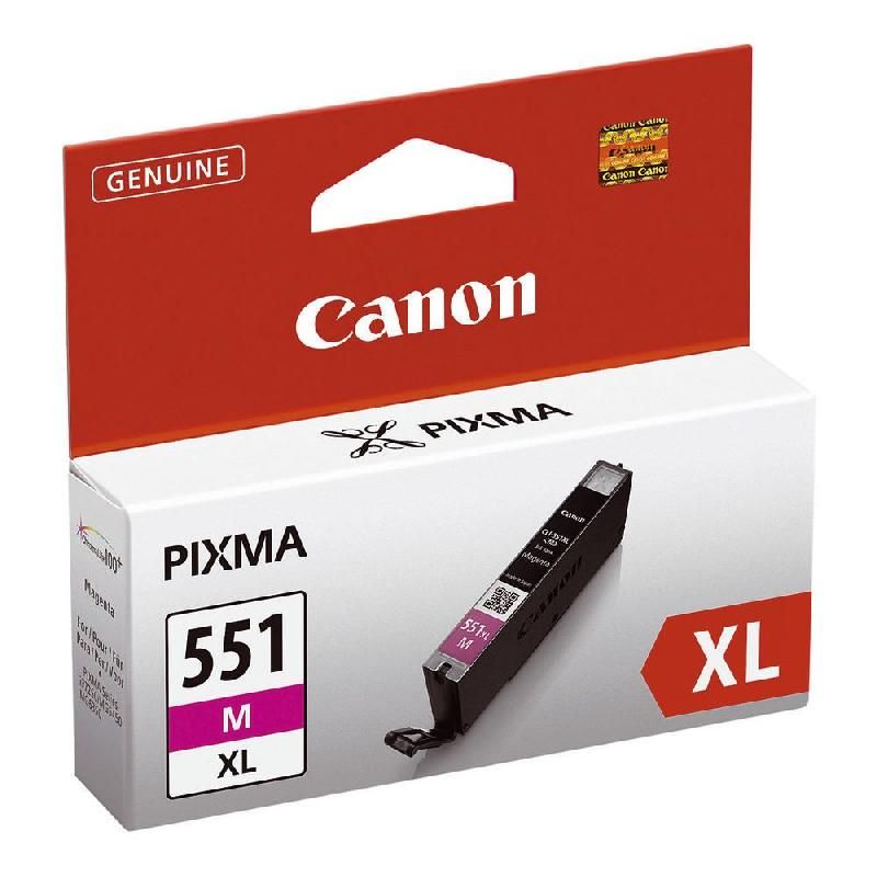 CANON CARTOUCHE D'ENCRE PIXMA CLI-551XL M (6445B001) - CHROMALIFE100+ - GRANDE CAPACITÉ - COULEUR: MAGENTA